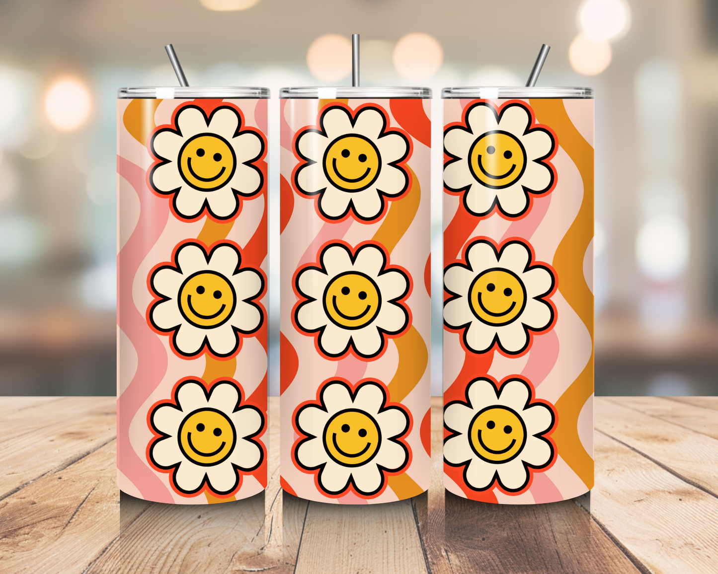 Termo Retro Flor